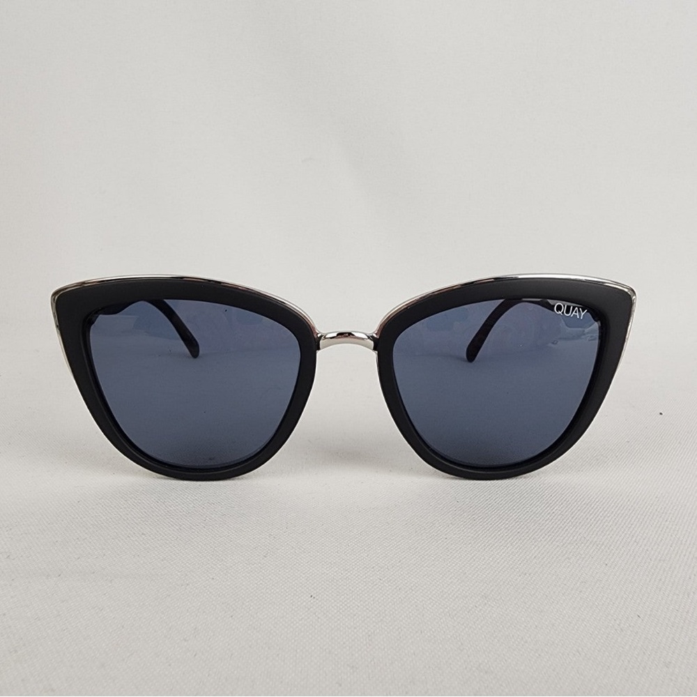 Quay Australia Black Cat-Eye Sunglasses
